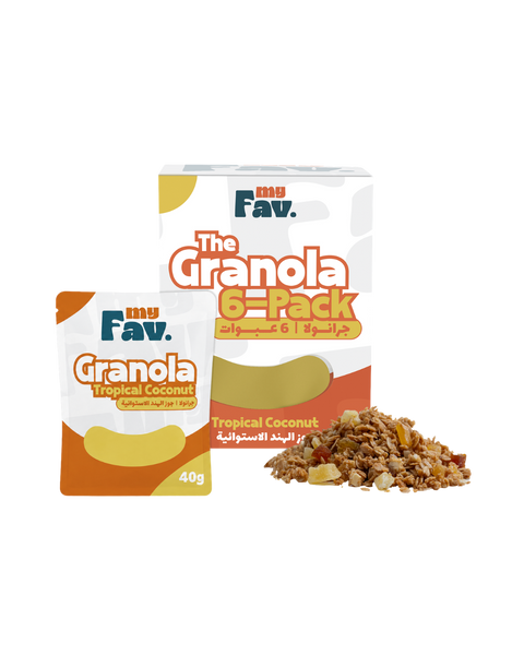 Tropical Coconut Granola (6 x 40g Pouches)