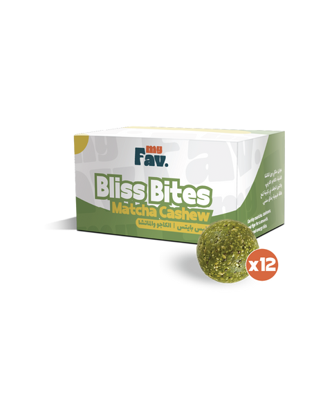 Matcha Cashew Bliss Bites (12 pieces)