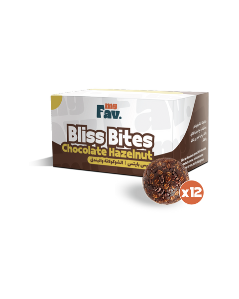 Chocolate Hazelnut Bliss Bites (12 pieces)
