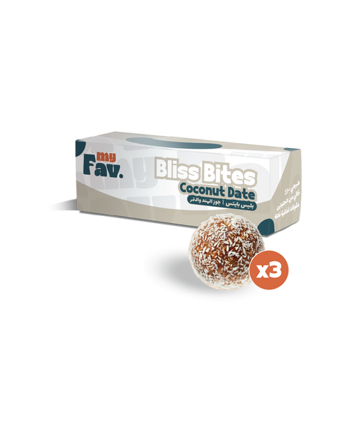 Coconut Date Bliss Bites (3 pieces)